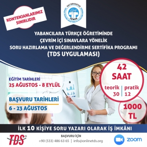 Soru Hazırlama ve Değerlendirme Sertifika Programı