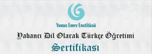Yunus Emre Enstit&uuml;s&uuml; T&uuml;rk&ccedil;enin Yabancı Dil Olarak &Ouml;ğretimi Sertifika Programı D&uuml;zenliyor